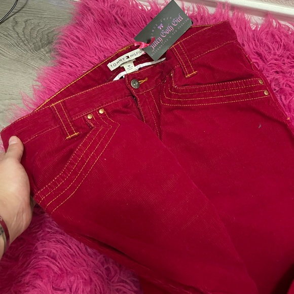 Red Courdory Bootcut Jeans - Picture 5 of 5